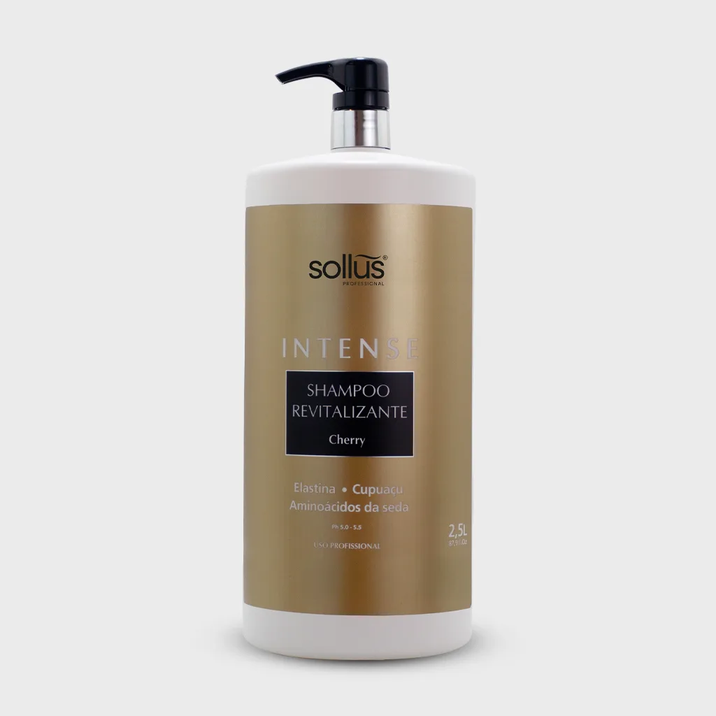 Shampoo Intense Gold: 2,5 litros – fragrância: Cherry
