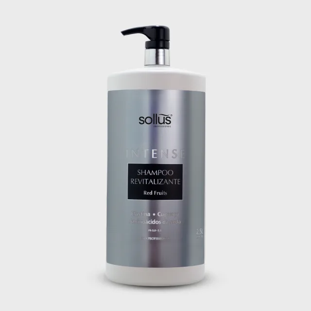 Shampoo Intense Black: 2,5 litros – fragrância: Red Fruits