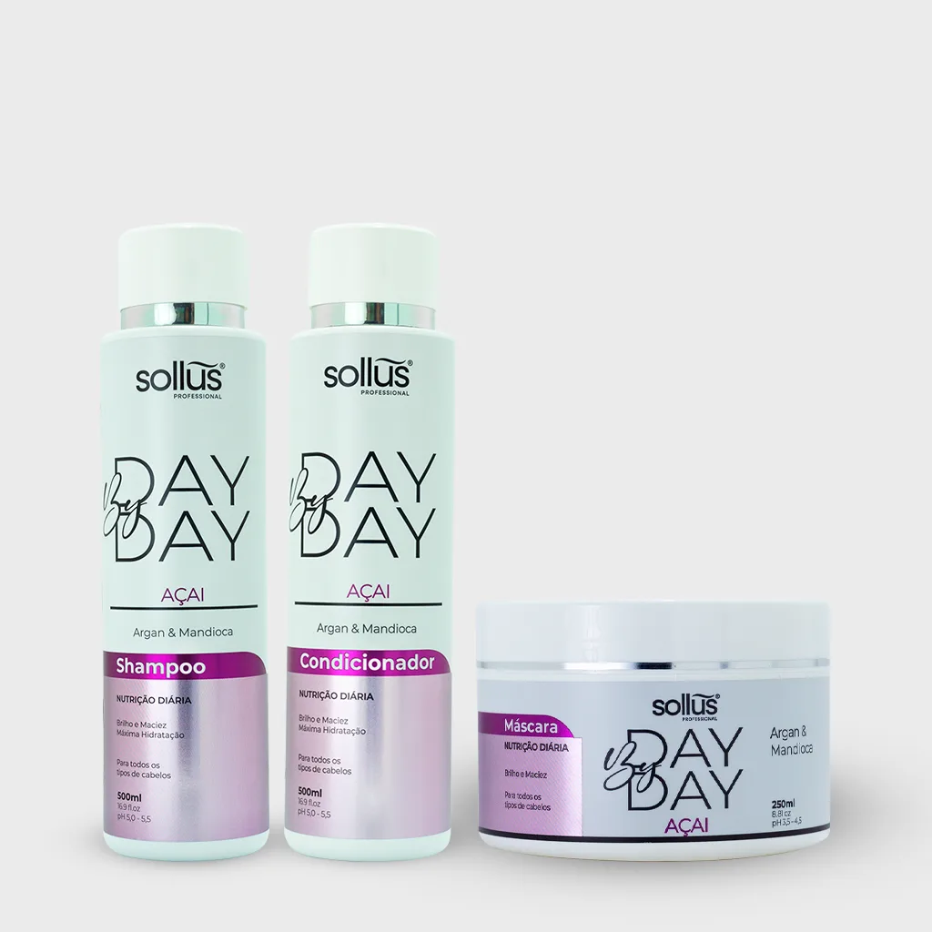 Kit Day By Day Açai- Home Care ( 3 Passos )
