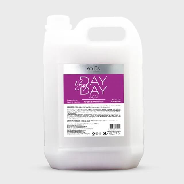 Shampoo DAY BY DAY Açai: 5 Litros