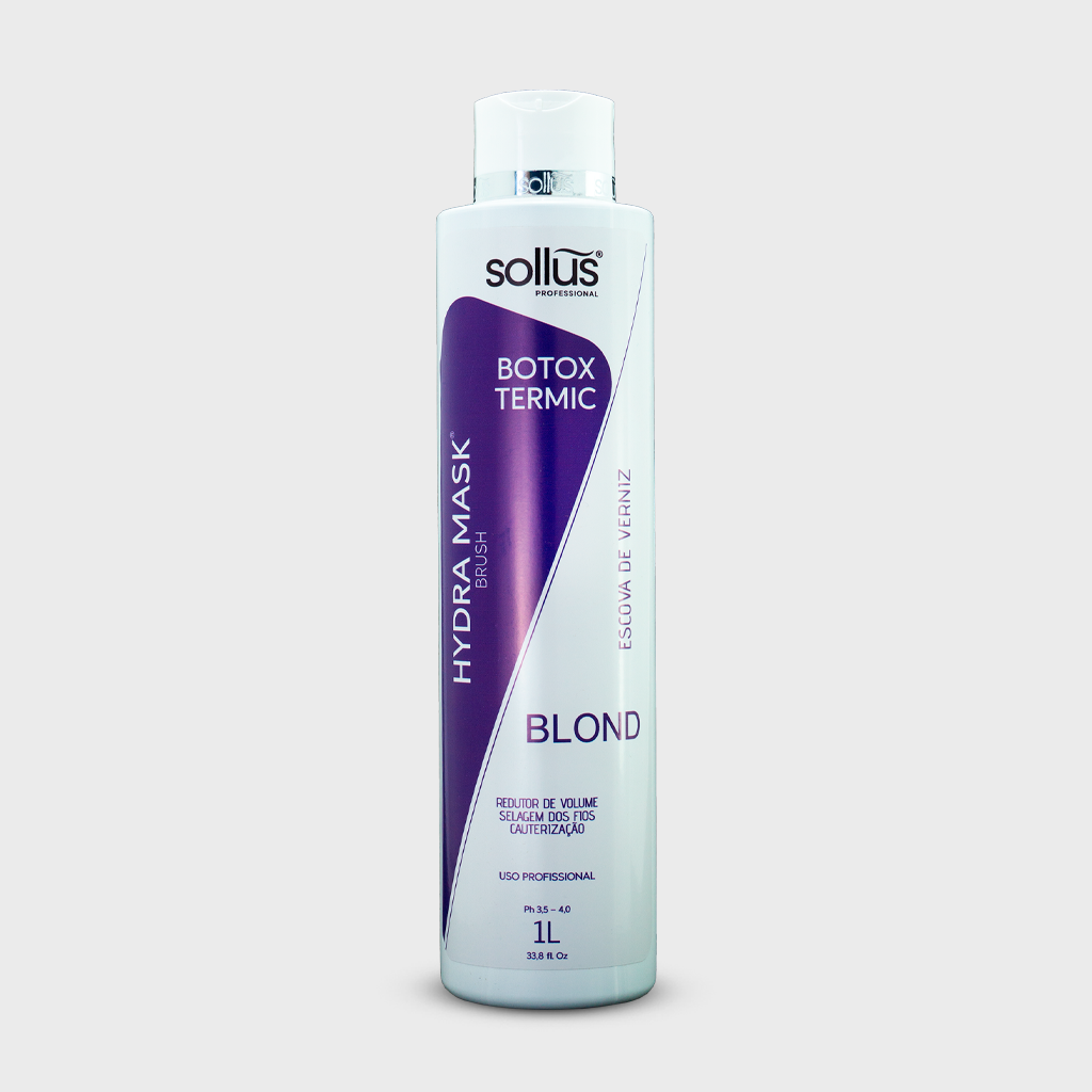 Redutor de volume Hydra Mask Botox Termic Blond - Escova de Verniz